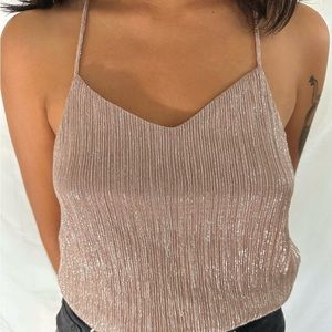 Shimmery tank✨
